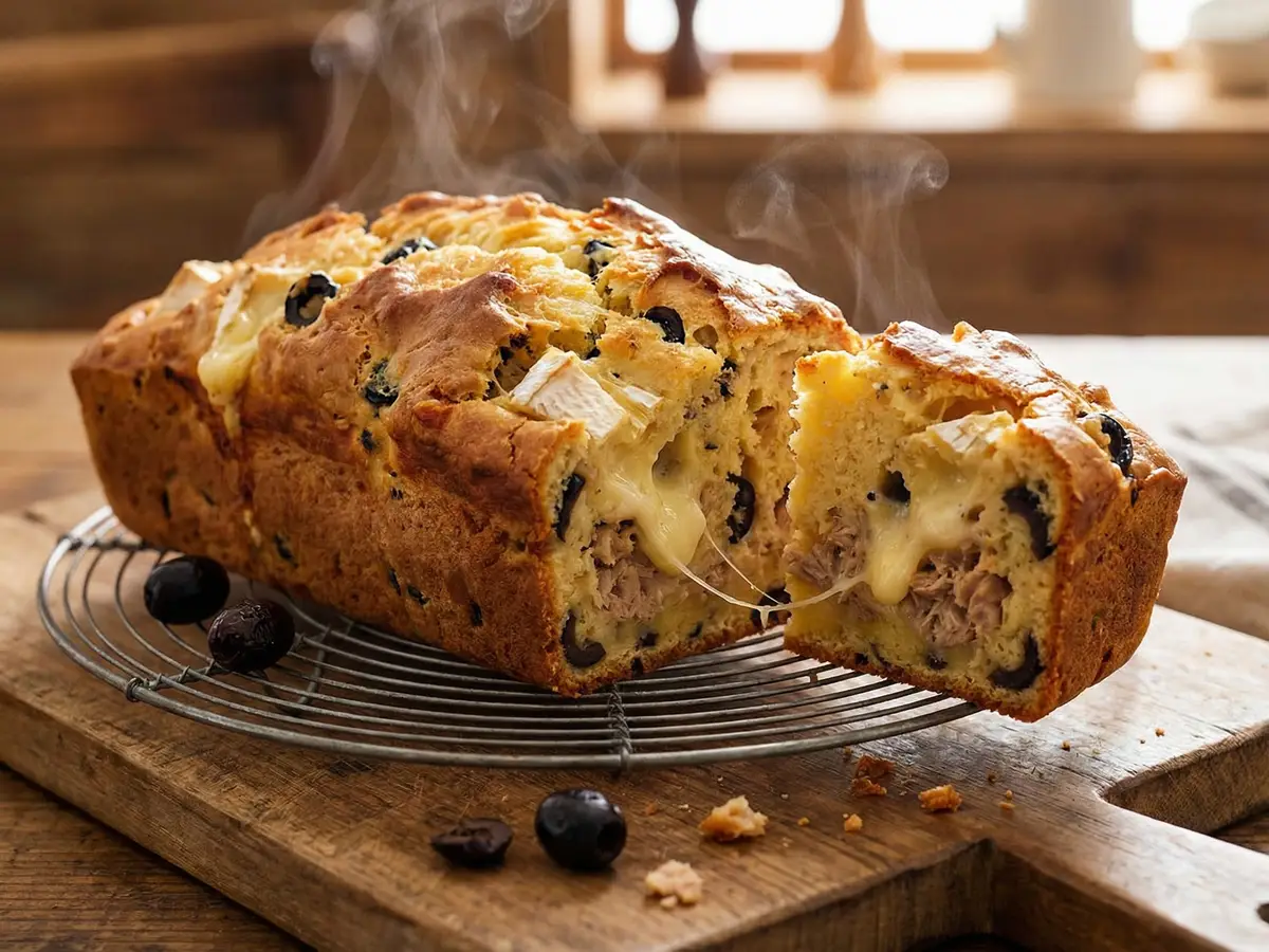 ツナとオリーブのケークサレ