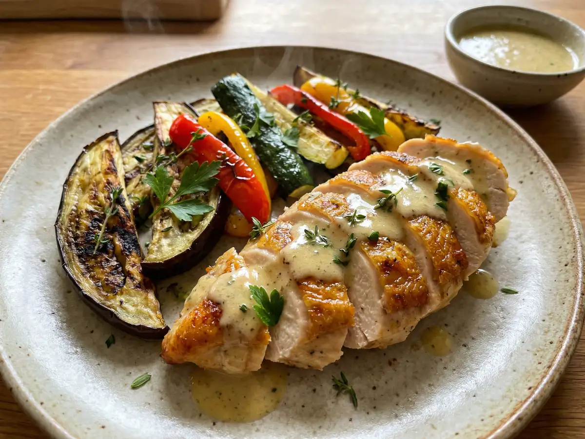 さっぱりチキンソテー