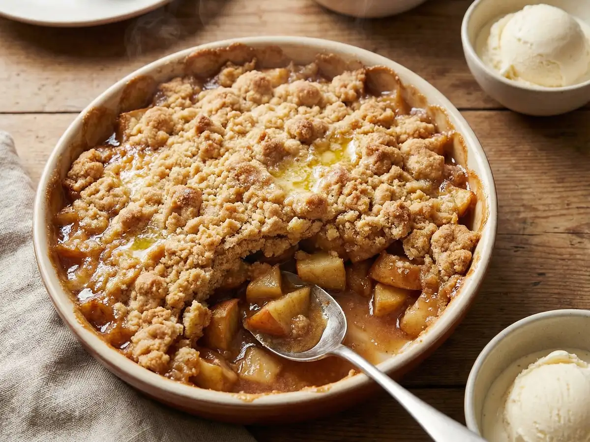 りんごのクランブル