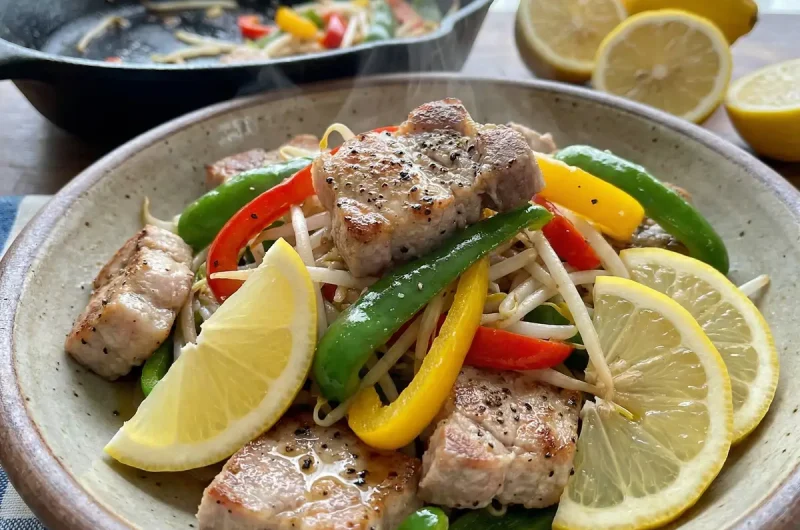 【志麻さんのレシピ】豚こまのレモン炒めの作り方