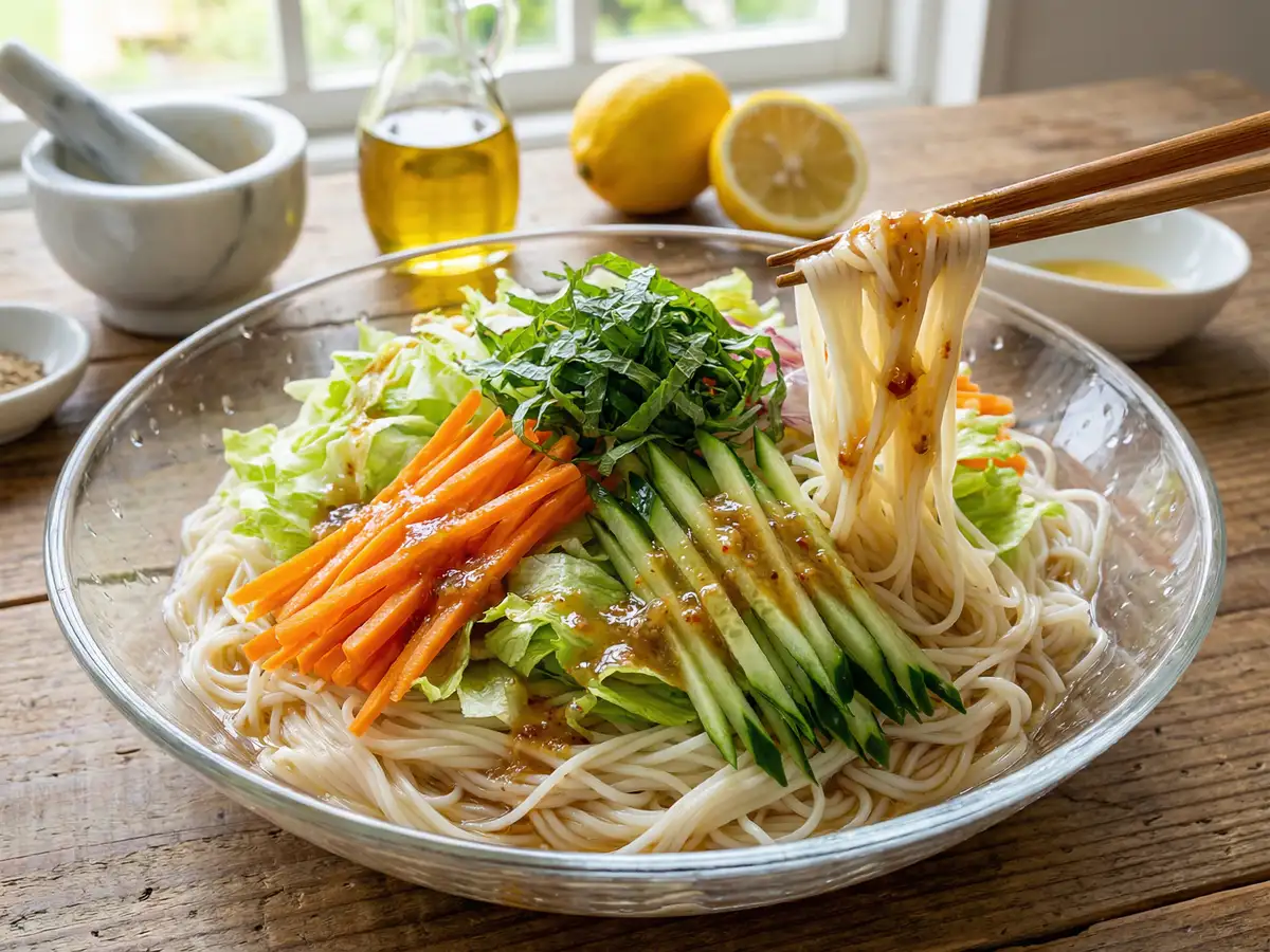 サラダそうめん