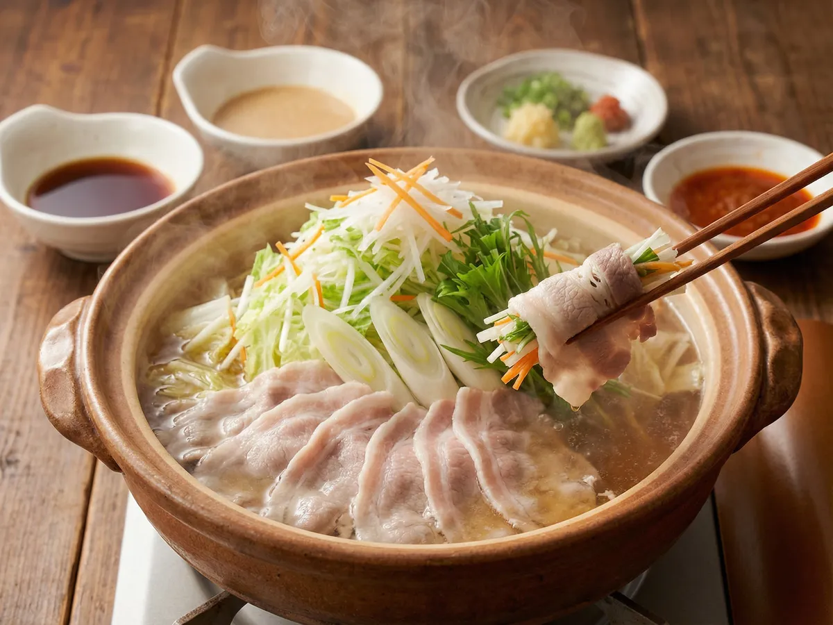 冬野菜のしゃぶしゃぶ