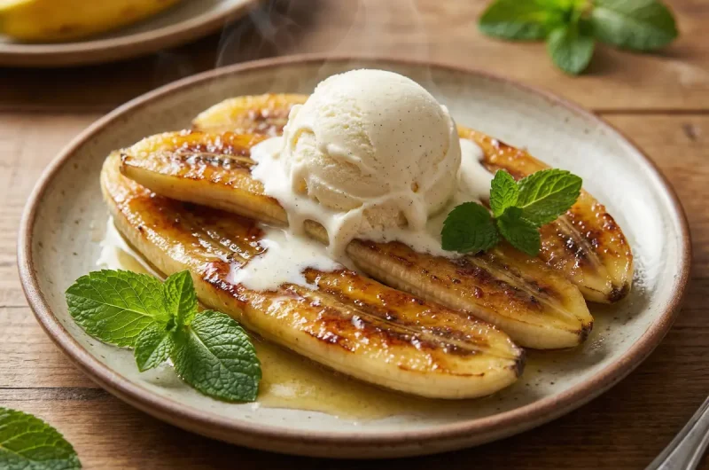 【志麻さんのレシピ】焼きバナナ　アイスクリーム添えの作り方