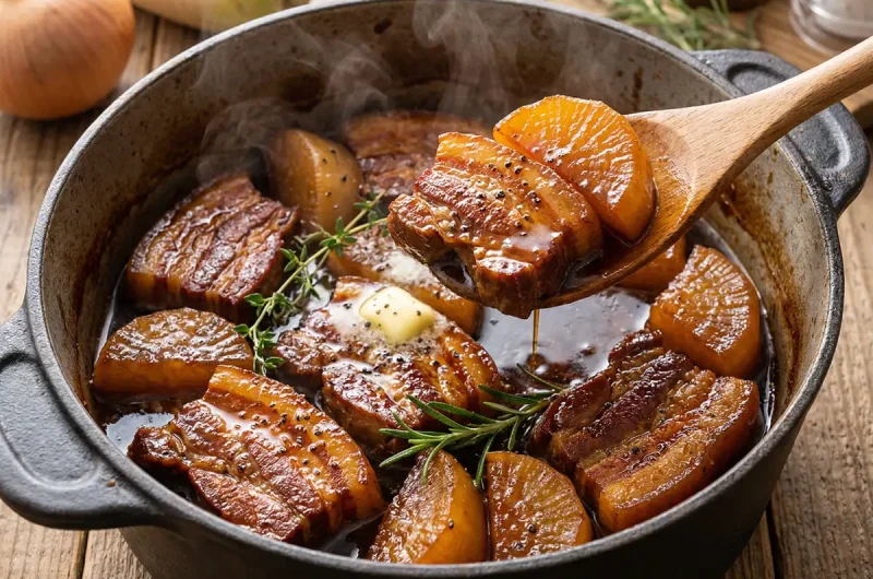 【志麻さんのレシピ】大根と豚バラのキャラメル煮の作り方