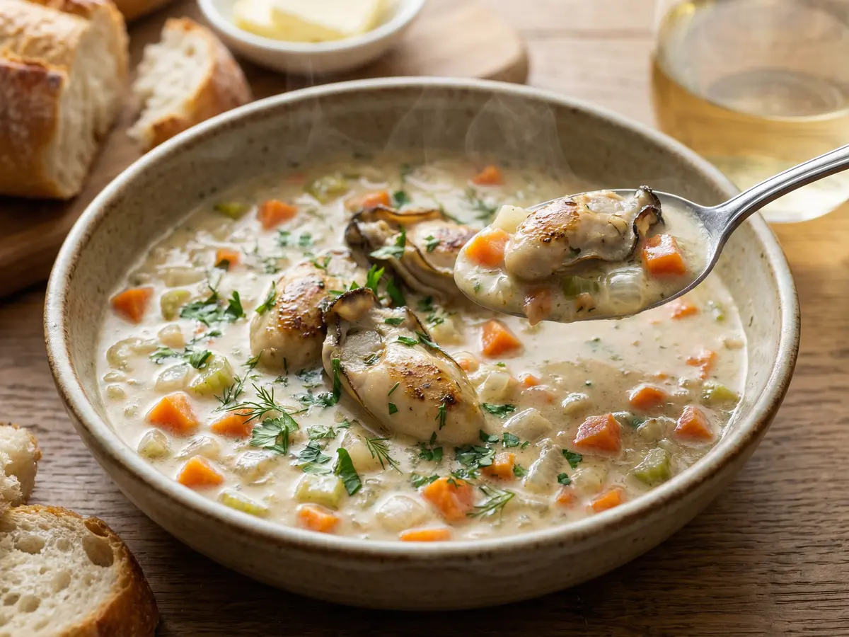 かきのクリームスープ