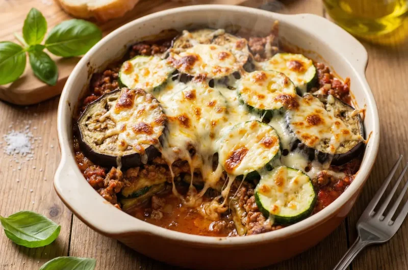 【志麻さんのレシピ】なすとズッキーニのミートグラタンの作り方