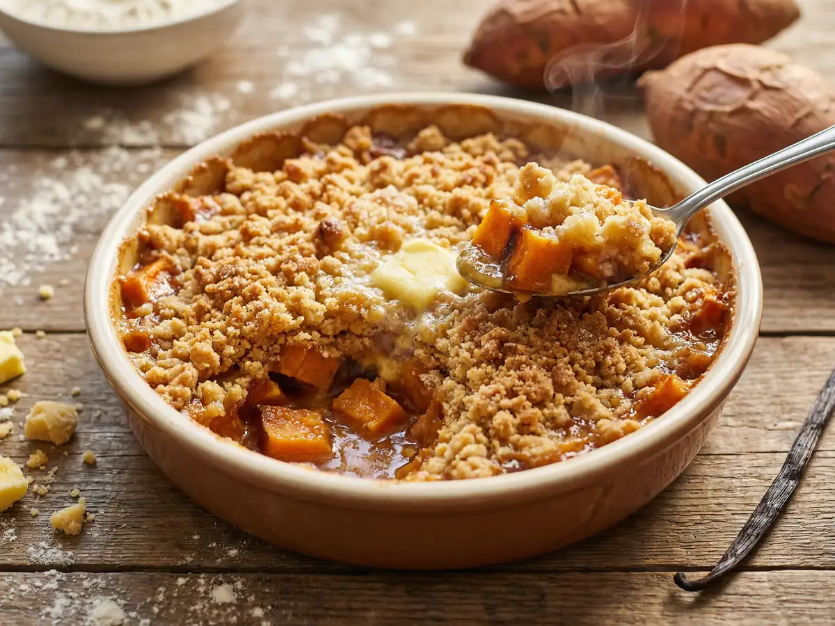 焼き芋のクランブル