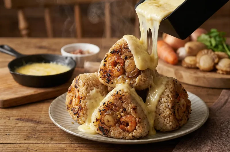 【志麻さんのレシピ】 シーフードピラフおにぎり＆ラクレットチーズの作り方