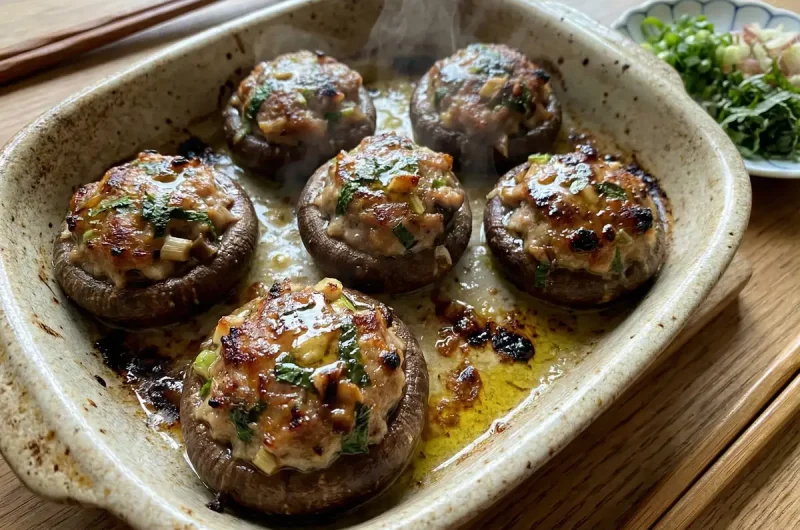 【志麻さんのレシピ】 しいたけの薬味味噌肉詰めの作り方