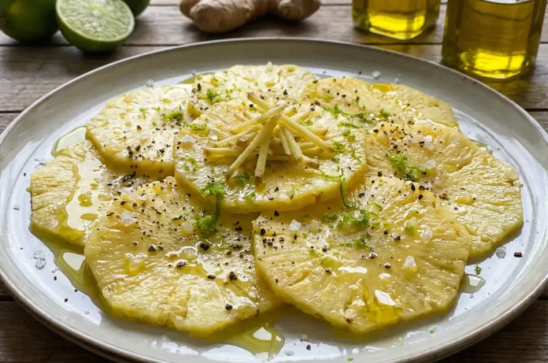 【志麻さんのレシピ】 パイナップルのカルパッチョの作り方