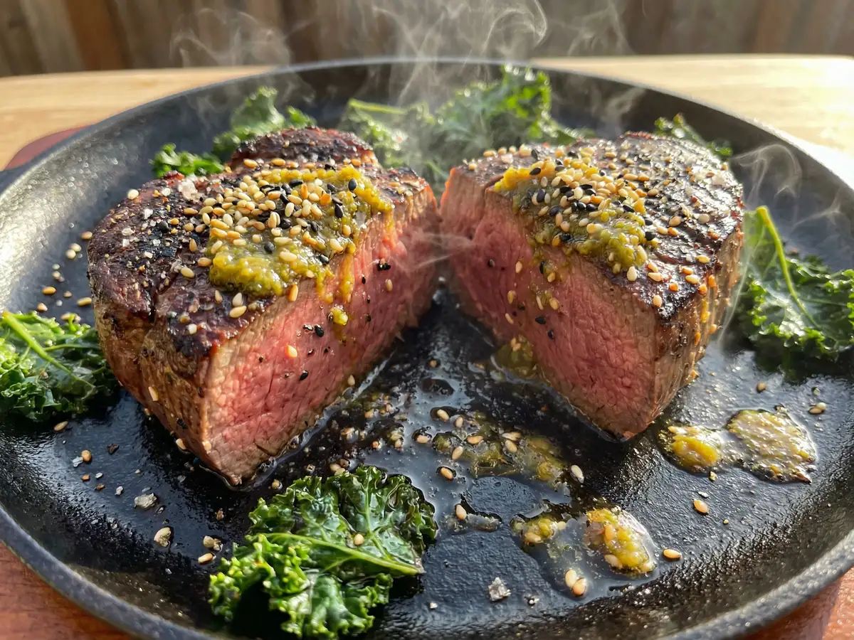 ヒレ肉の柚子胡椒ステーキ