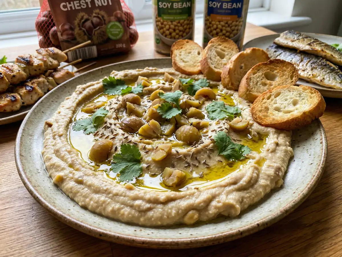 栗と大豆のフムス