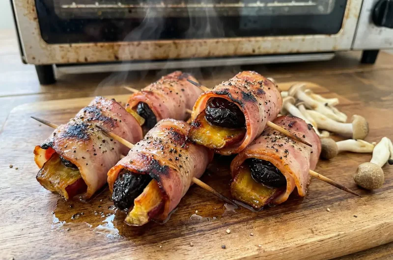 【志麻さんのレシピ】 干し芋プラムのベーコン巻きの作り方