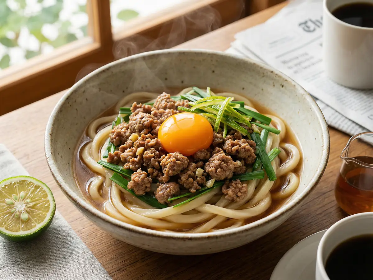 朝の台湾まぜ麺