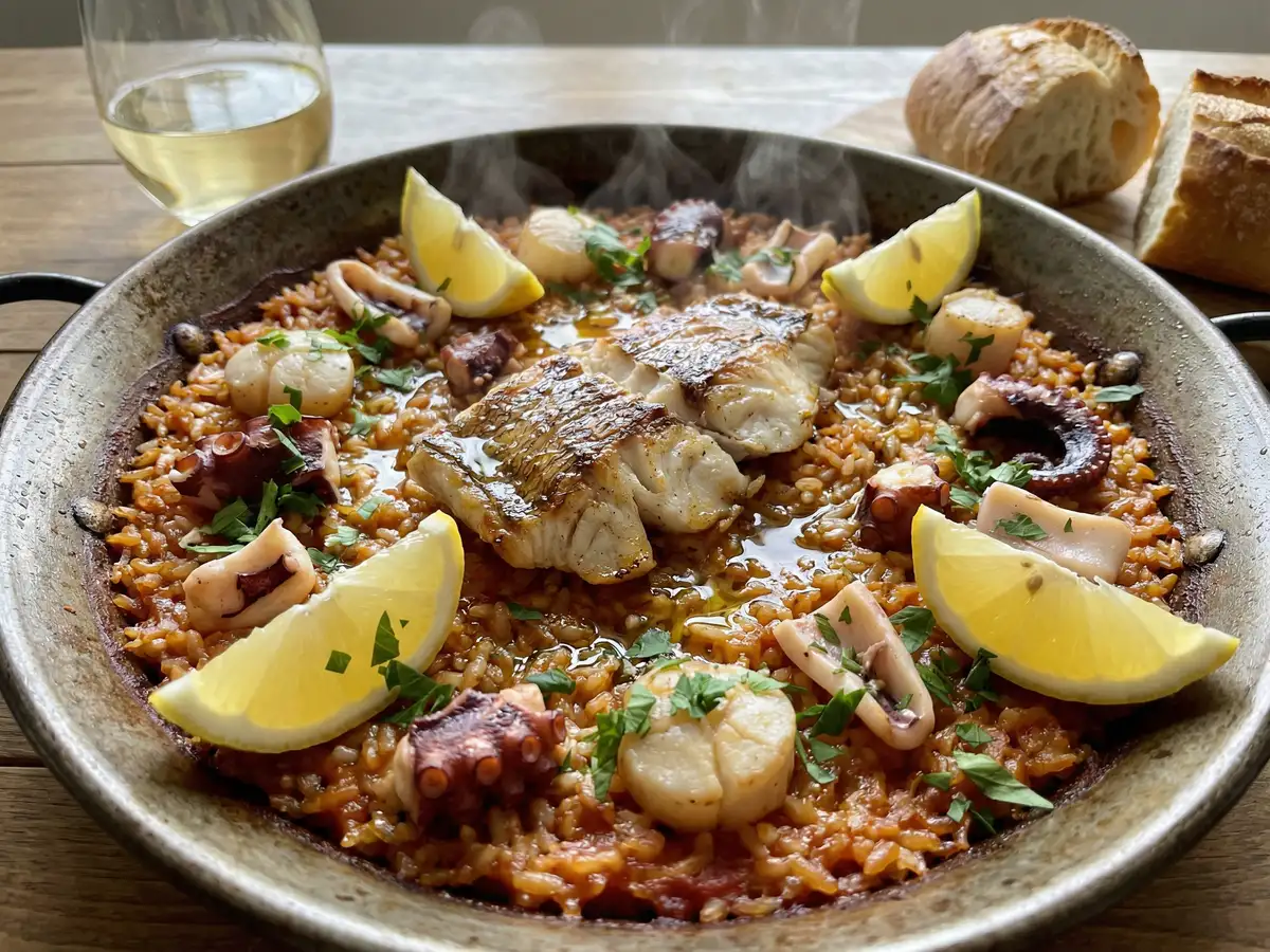 釣りキンキのパエリア