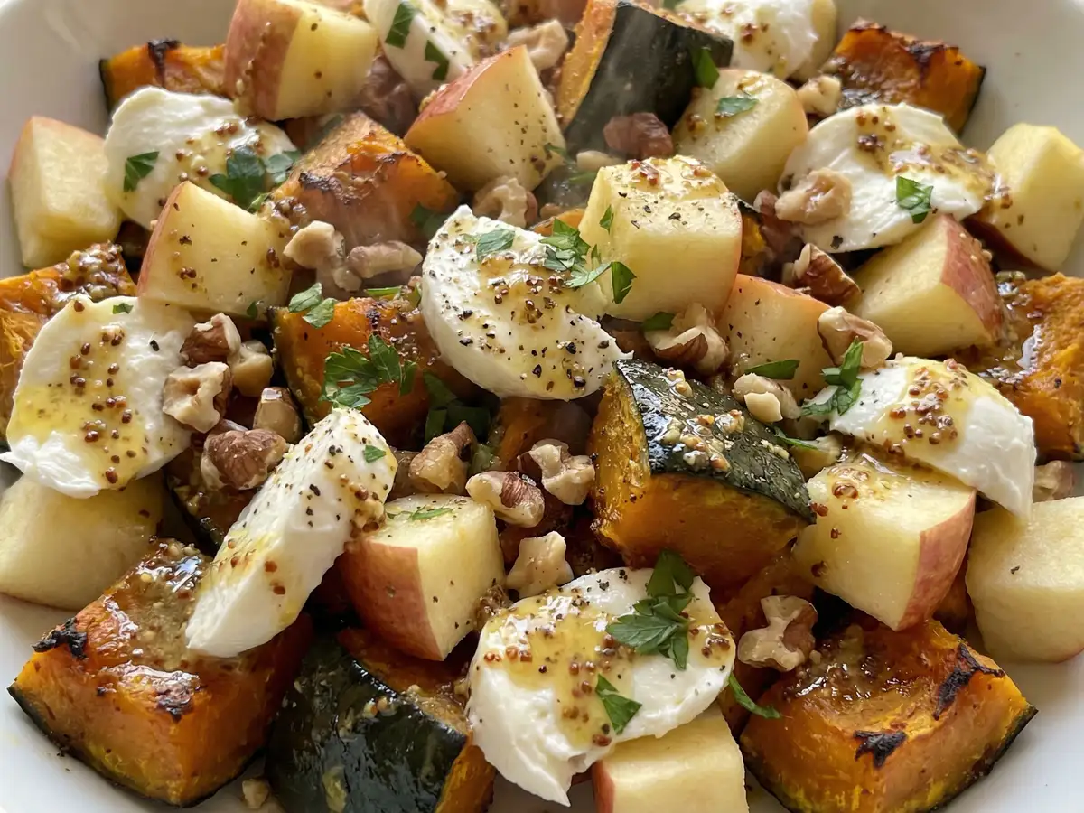 かぼちゃとりんごの秋サラダ