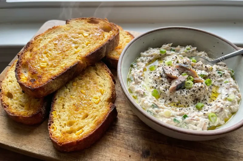 【志麻さんのレシピ】 コーンブレッドとサバ燻製のリエットの作り方