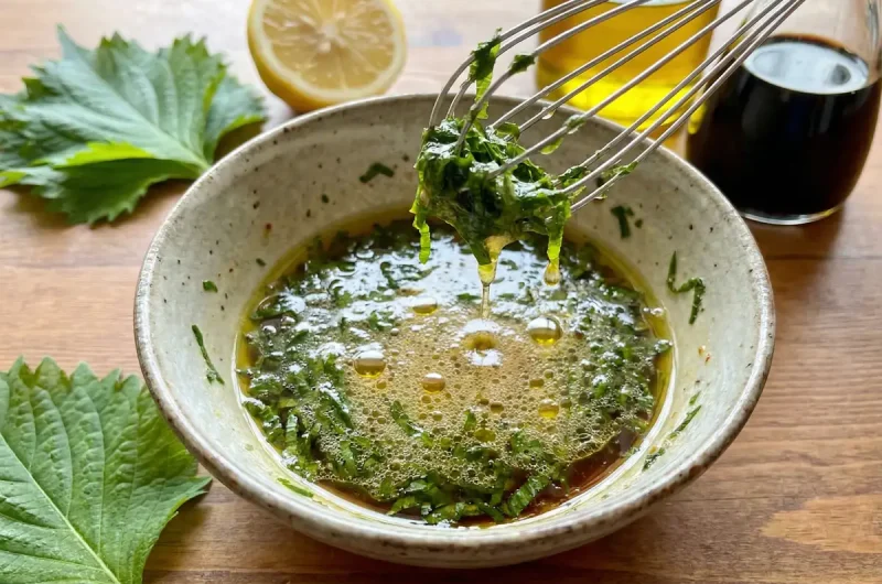 【志麻さんのレシピ】 青じそドレッシングの作り方