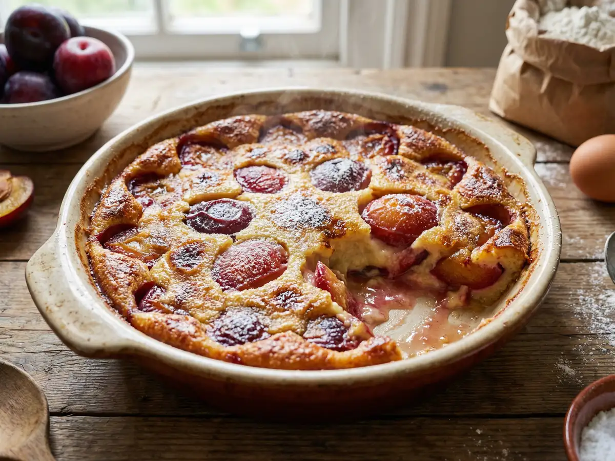 すもものクラフティ