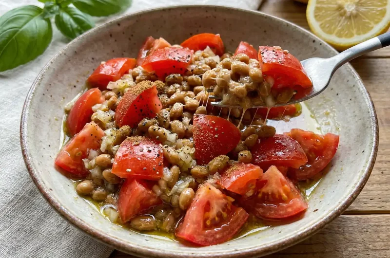 【志麻さんのレシピ】 トマトとスパイス納豆の作り方