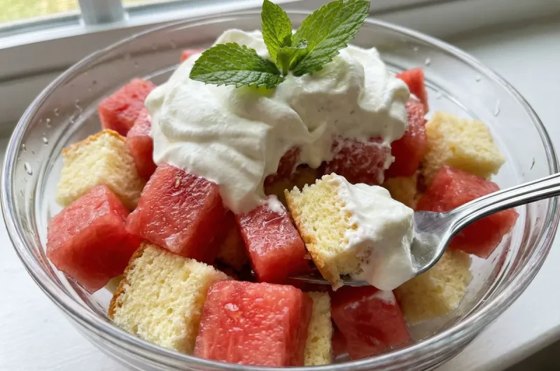 【志麻さんのレシピ】 スイカのケーキの作り方