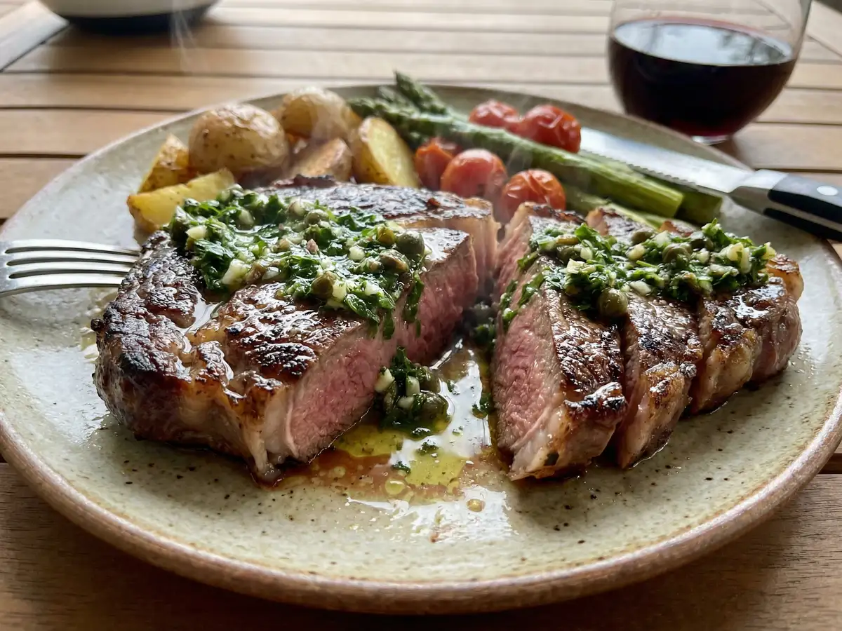 牛肉のステーキソースヴェルト