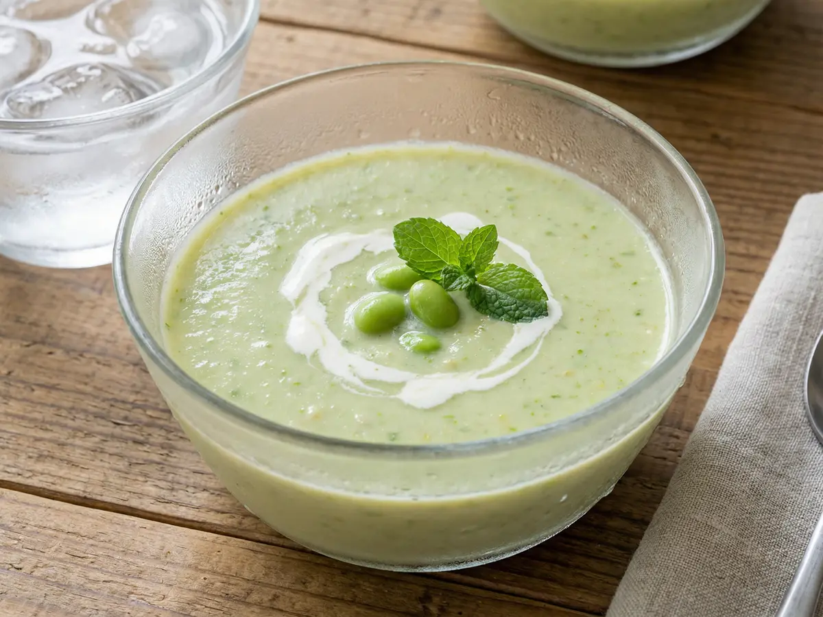 枝豆の冷製ポタージュ