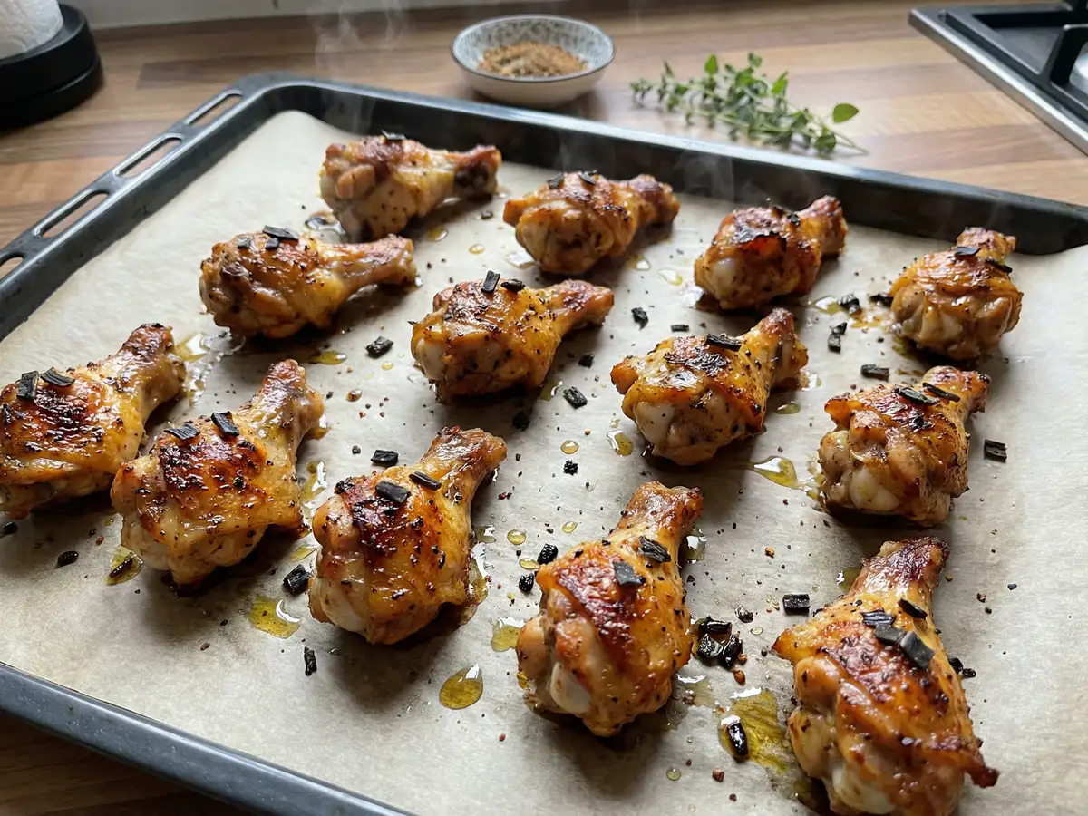 手羽元の塩昆布チューリップ