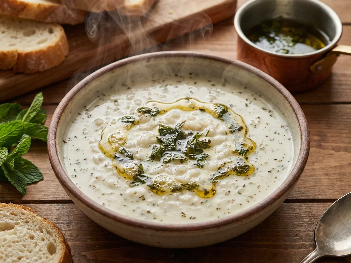 ヨーグルトとお米のスープ（ヤイラチョルバス）