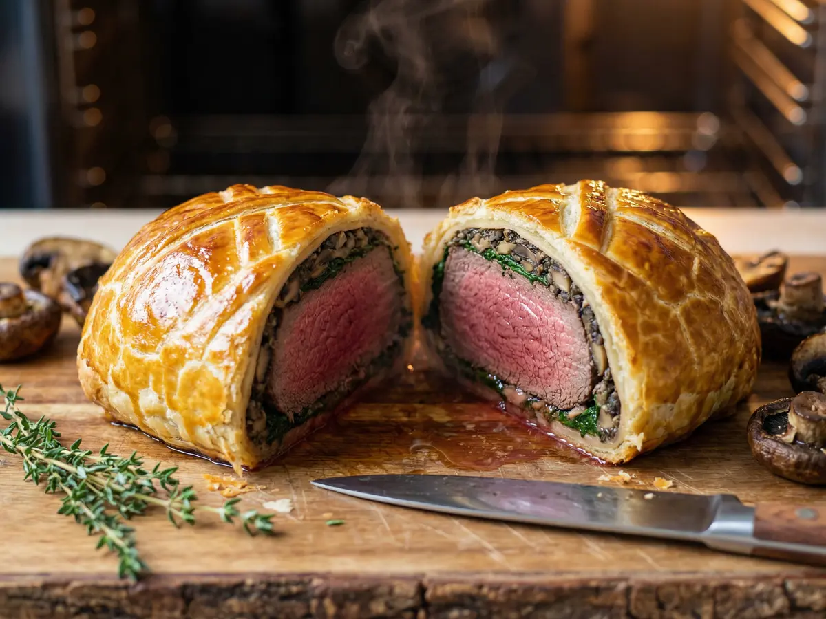 牛肉ときのこのパイ包み