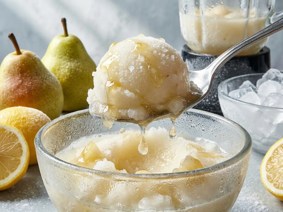 梨シャーベット