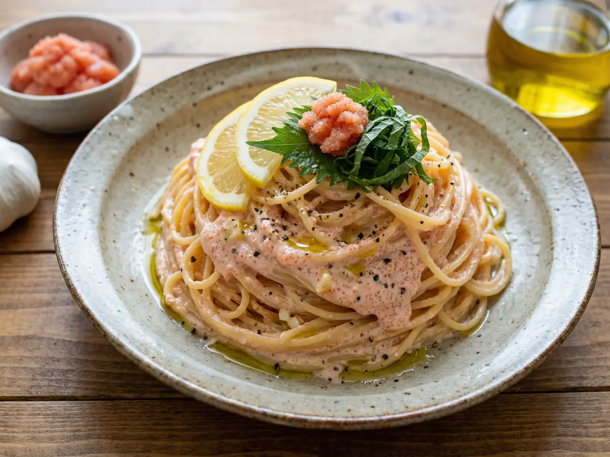 冷製明太子パスタ