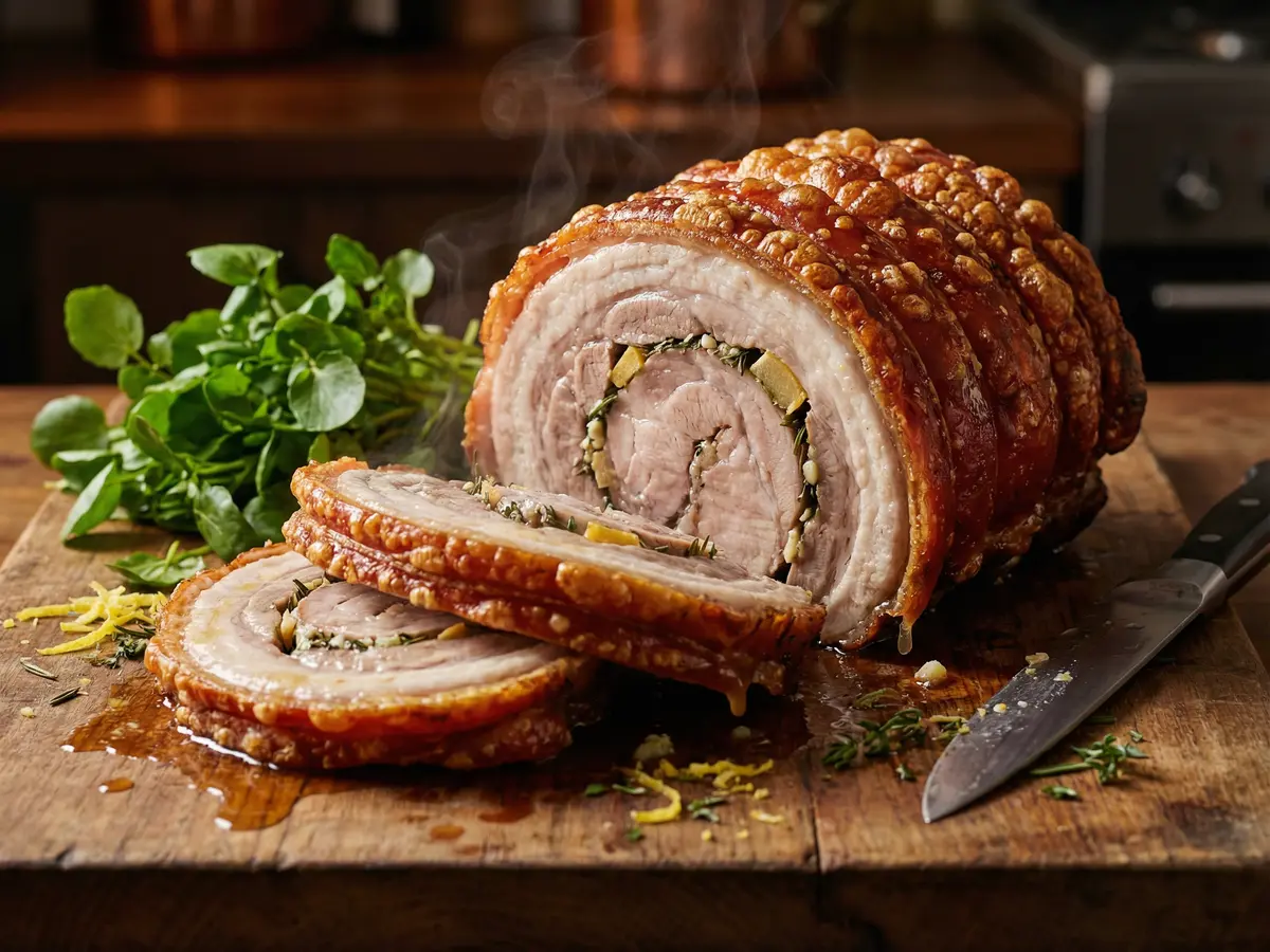 ポルケッタ（豚バラ肉巻き）