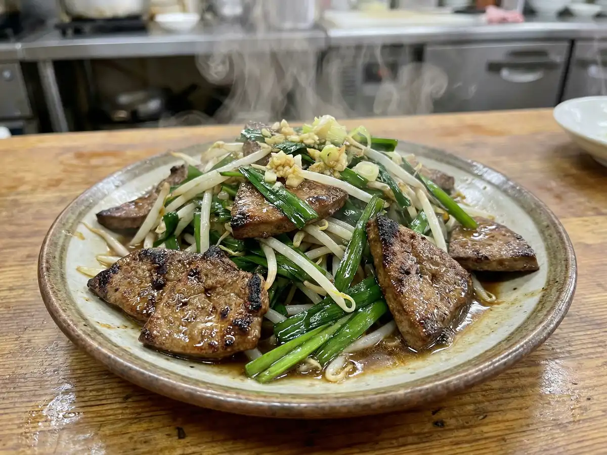 レバニラ炒め