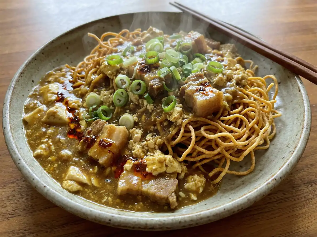カレーかた焼きそば