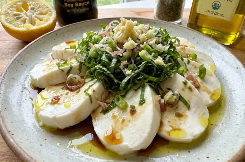 【志麻さんのレシピ】 モッツァレラチーズの薬味サラダの作り方