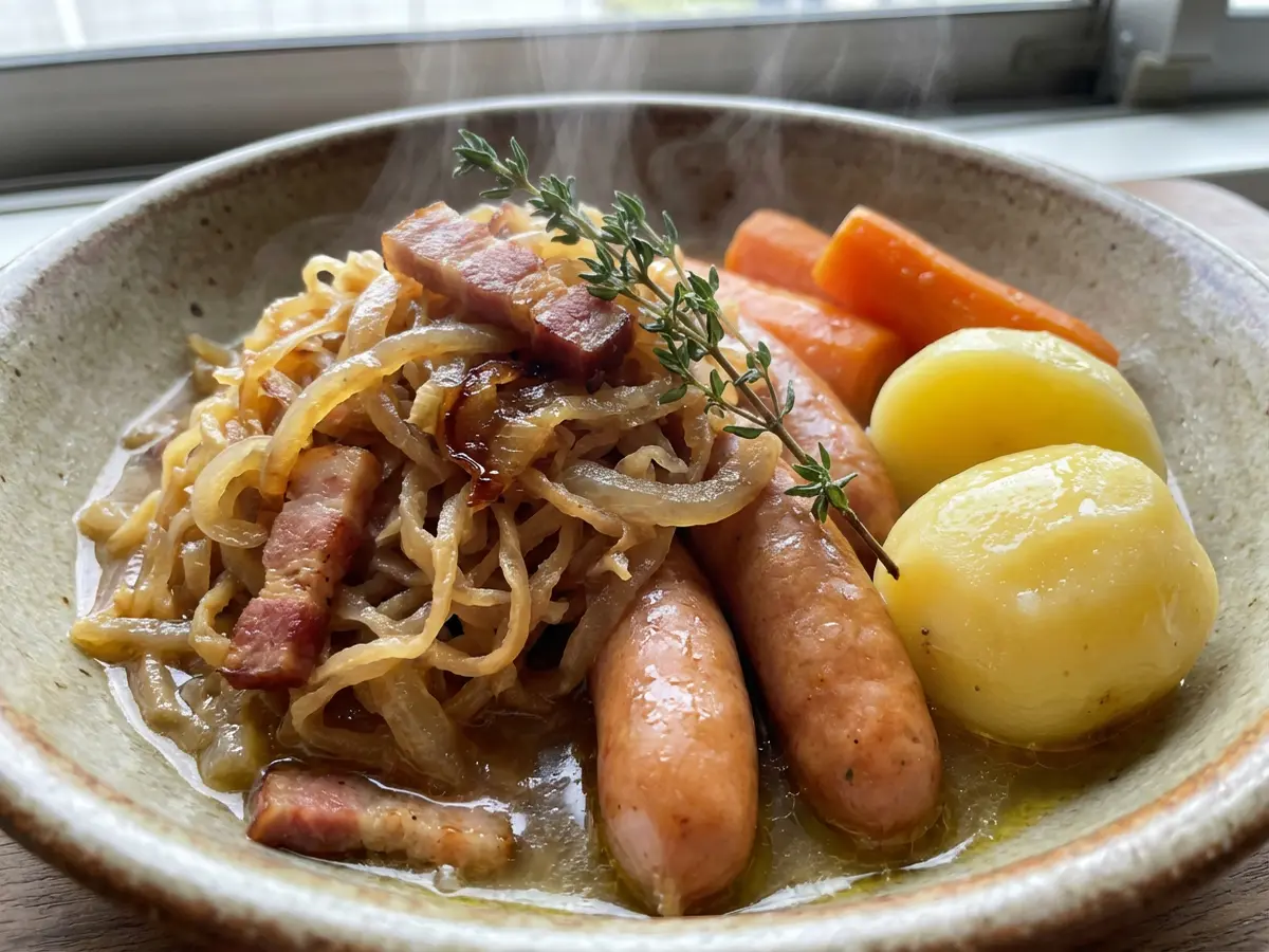 切り干し大根のシュークルート