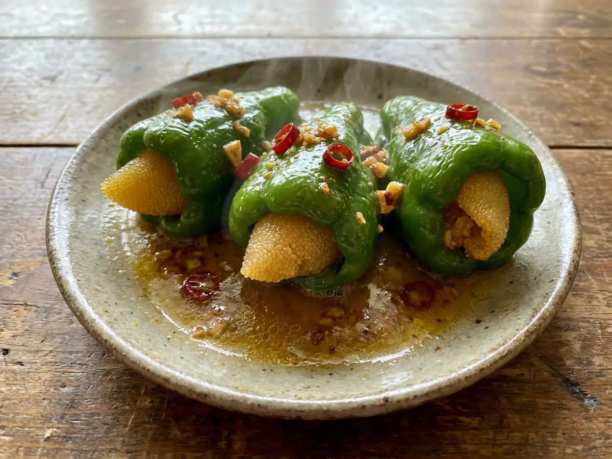 数の子詰めピーマン
