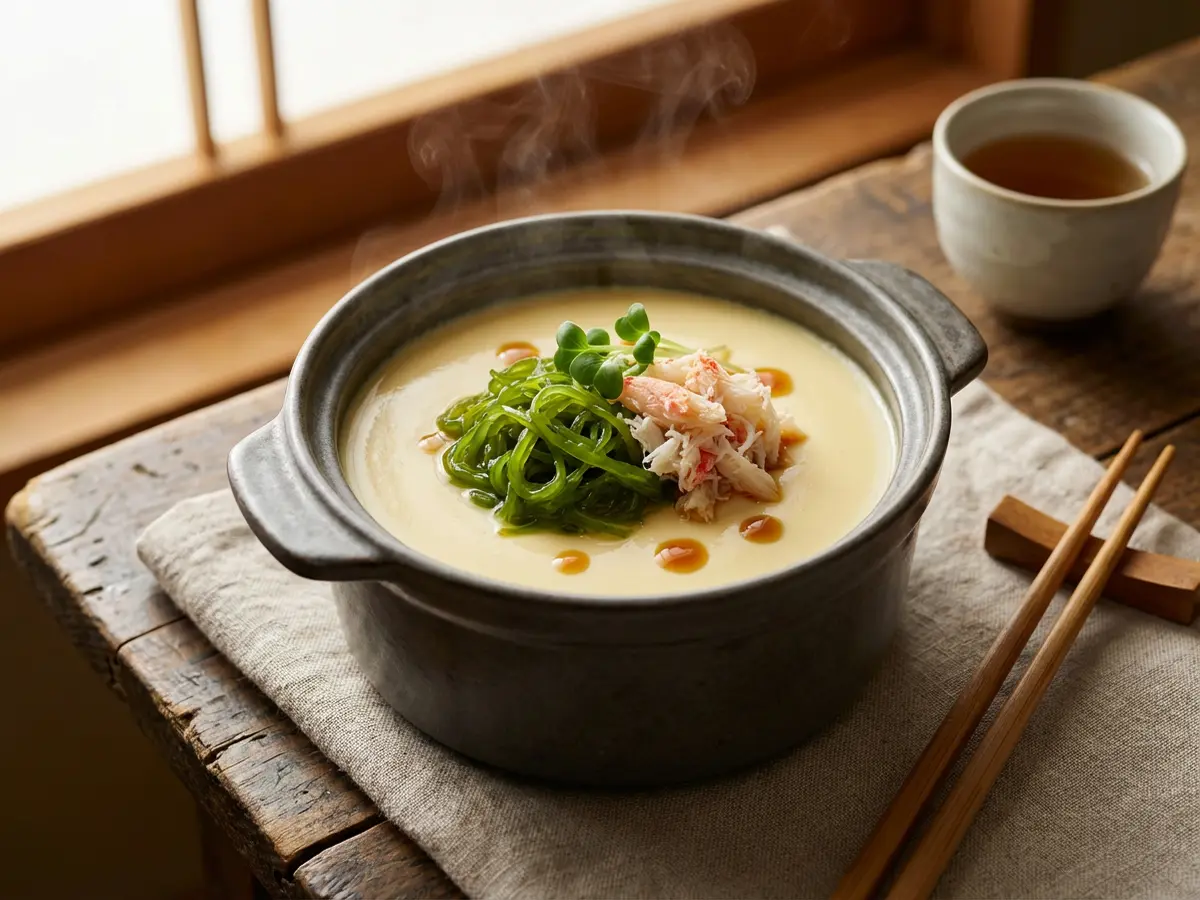 豆腐の茶碗蒸し