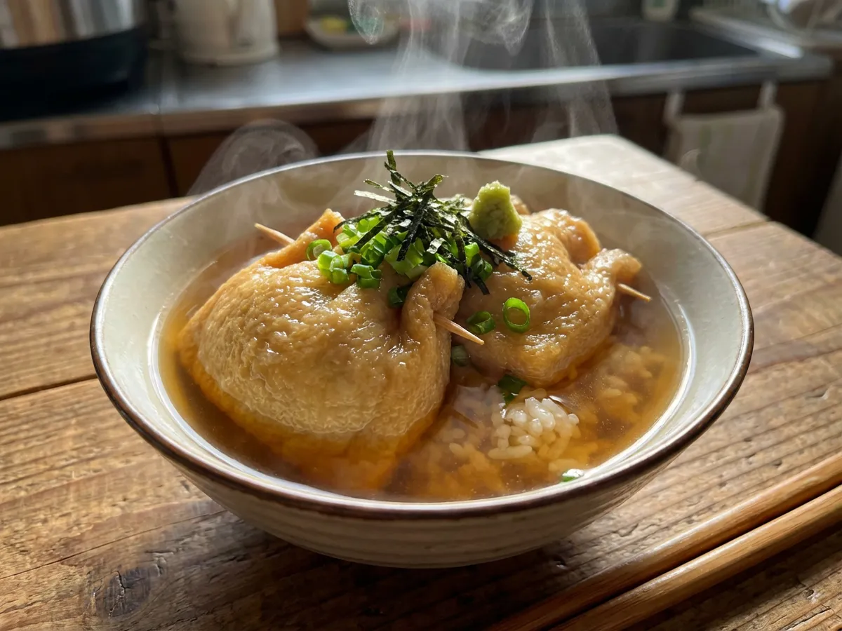 お揚げ出汁茶漬け