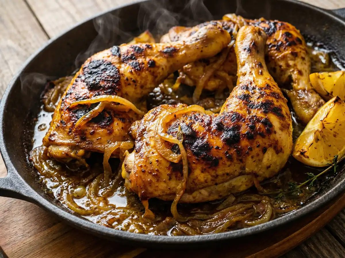 骨付きチキンのロースト カレー風味