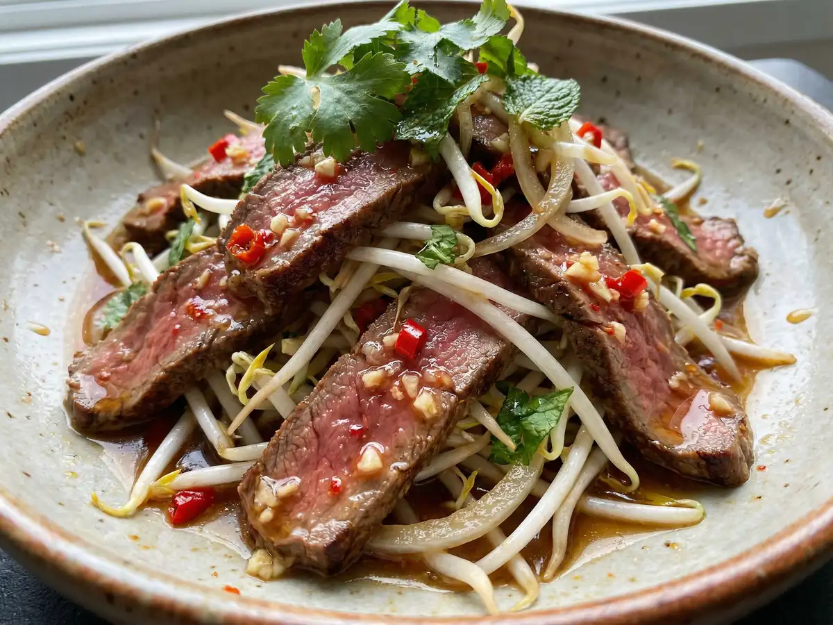 牛肉のたたきタイ風マリネ