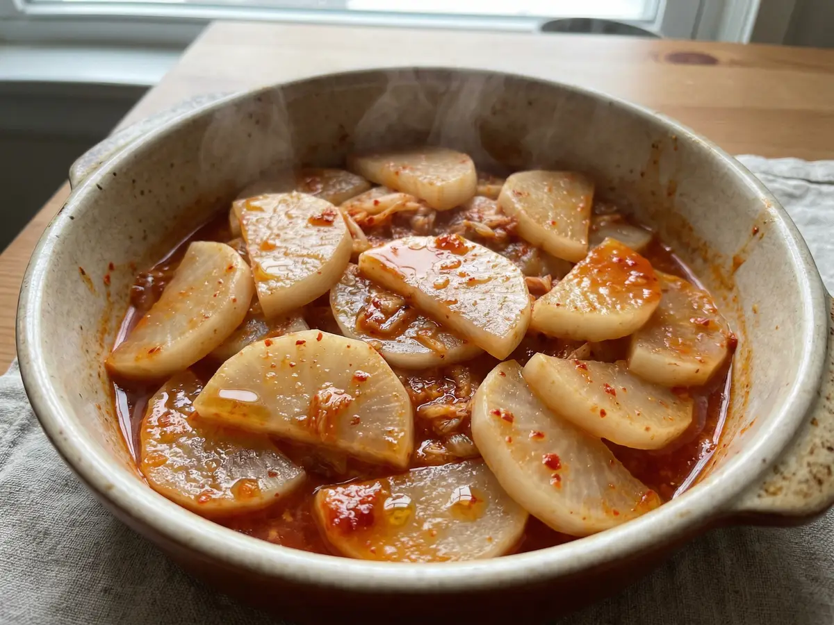 かぶのキムチソース