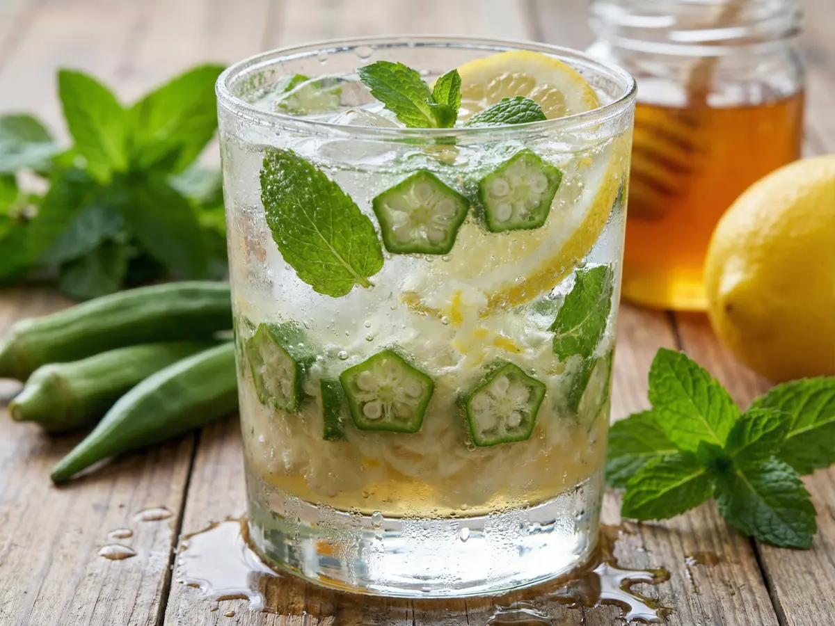 オクラのモヒート風