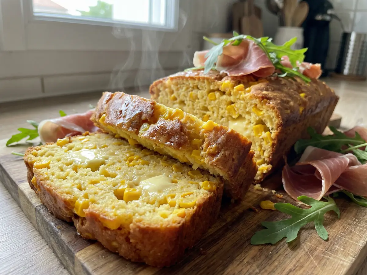 トウモロコシのケークサレ