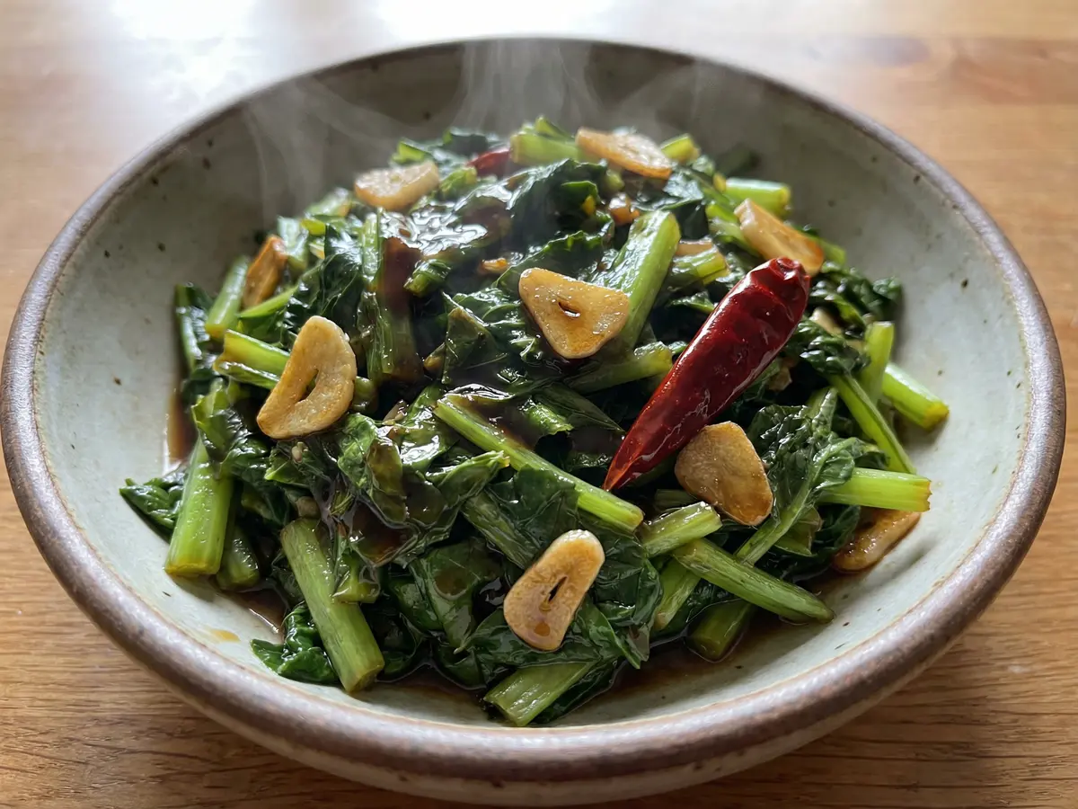 カブのオイスターソース炒め