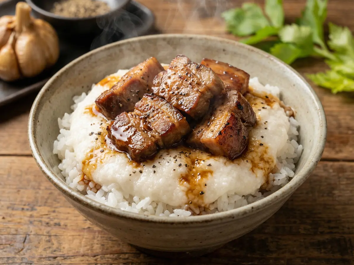 チャーシューとろろ丼