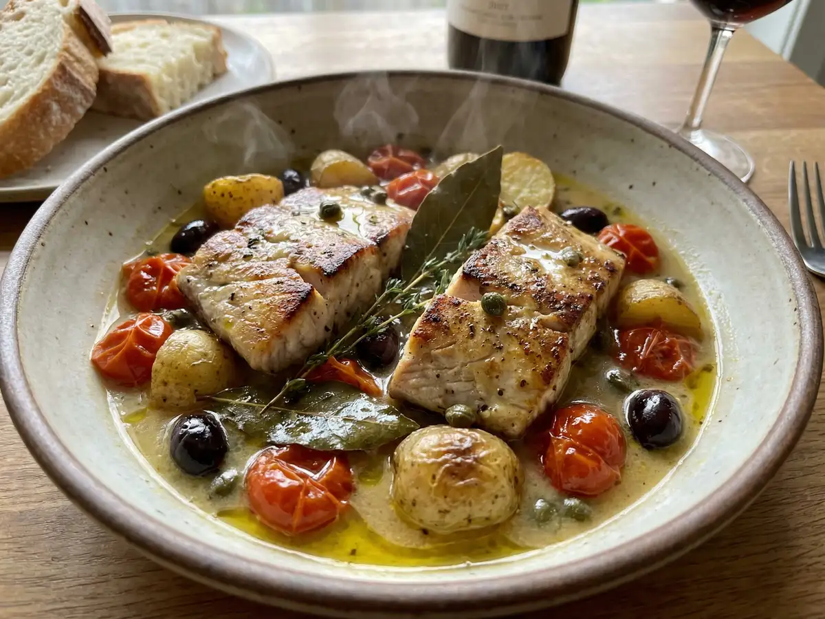 ブリのシチリア風