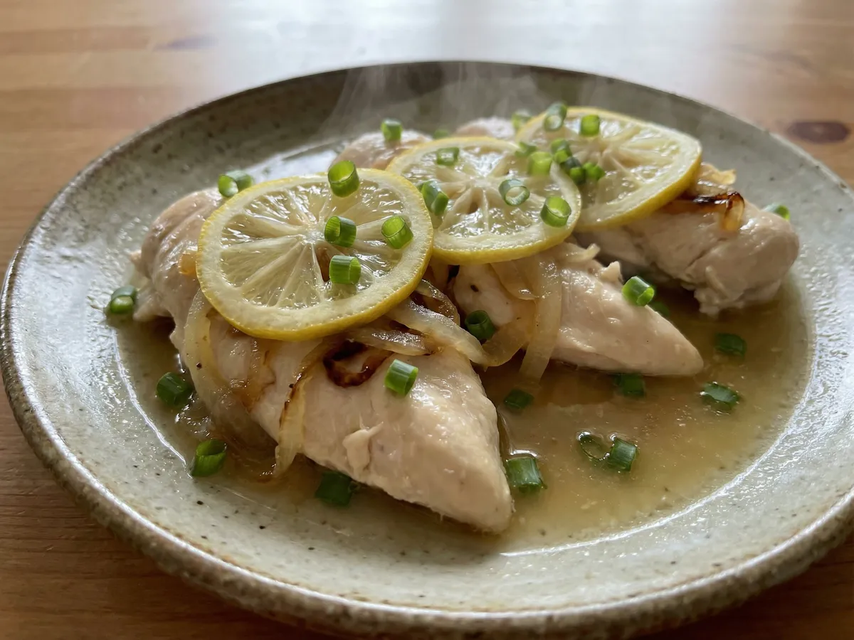 ささみのタマネギレモン