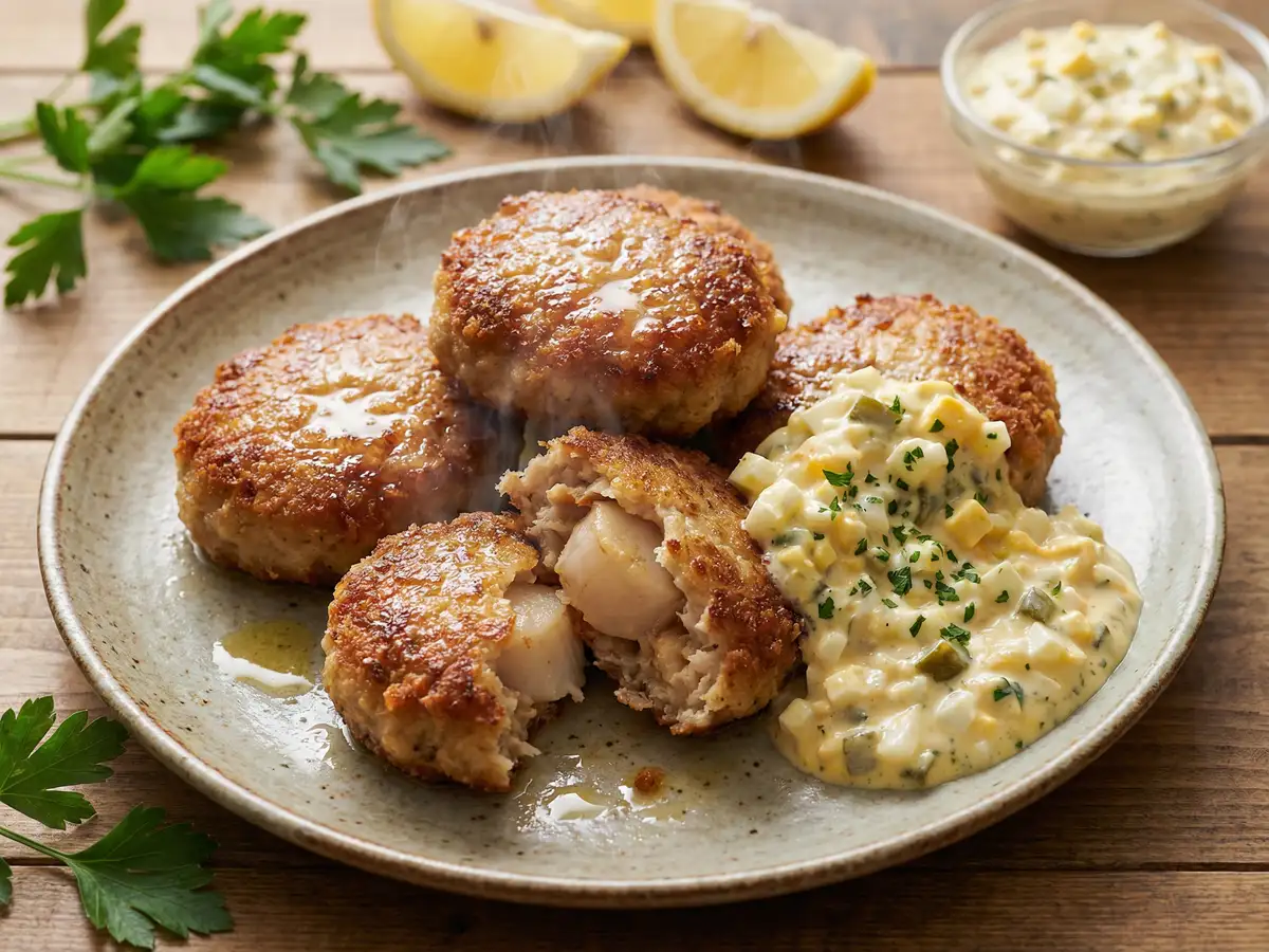ホタテのメンチカツ